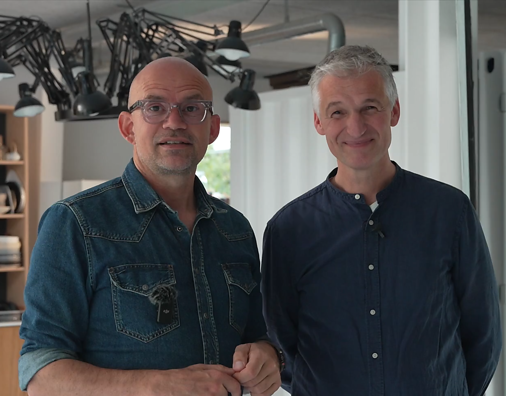 Jesper Vollmer og gæstekok Simon Jul